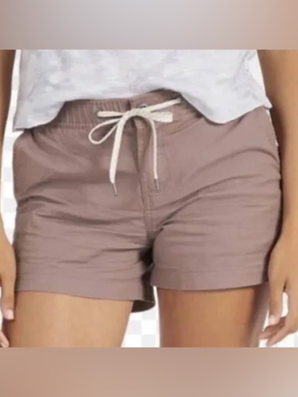 Vuori Ripstop Beige Shorts Medium